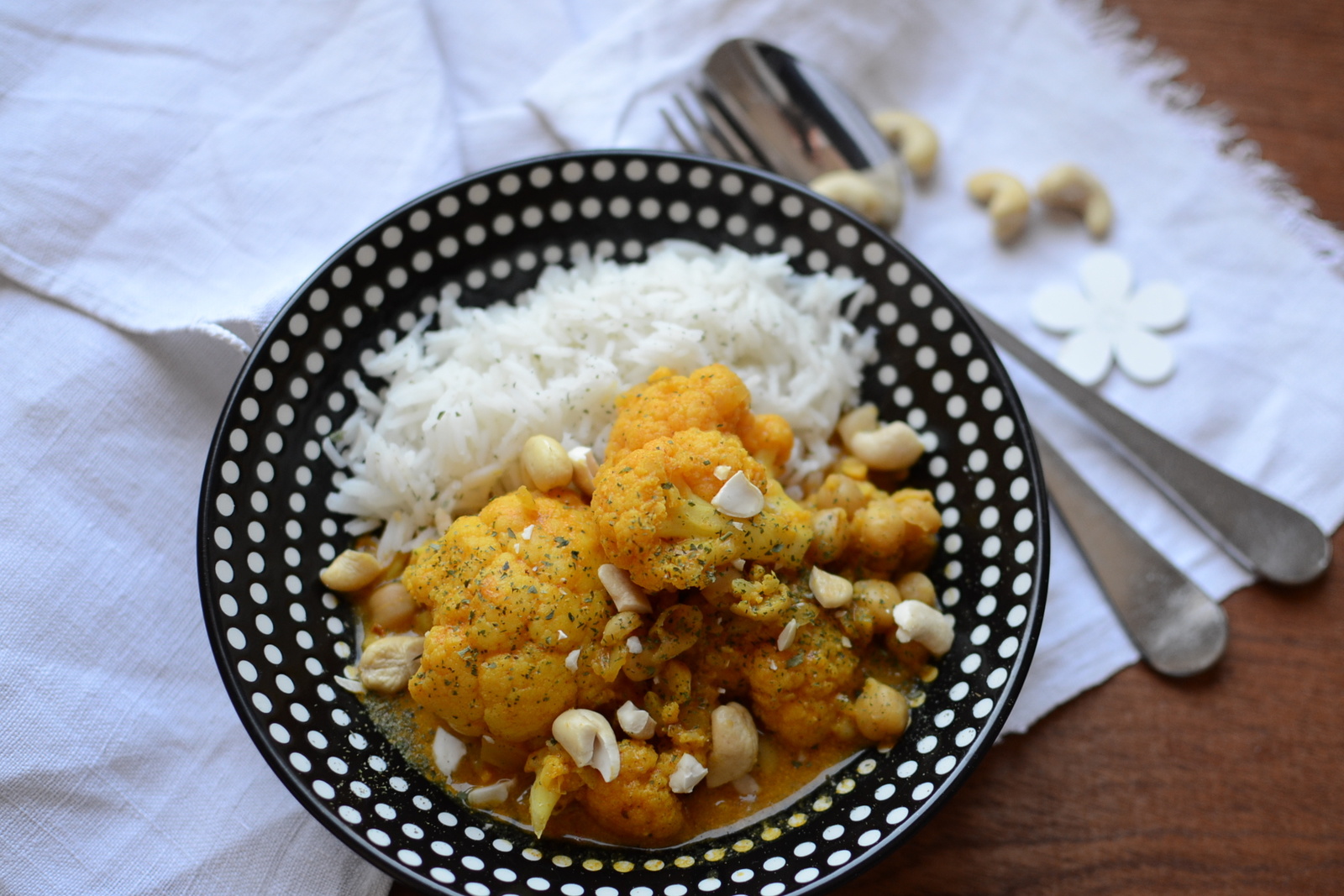 Curry De Chou Fleur Au Lait De Coco - Spécial Gastronomie