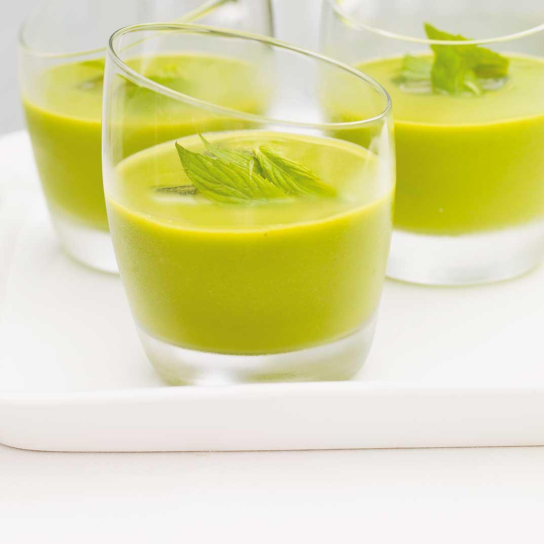 Soupe Froide De Petits Pois La Menthe Sp Cial Gastronomie