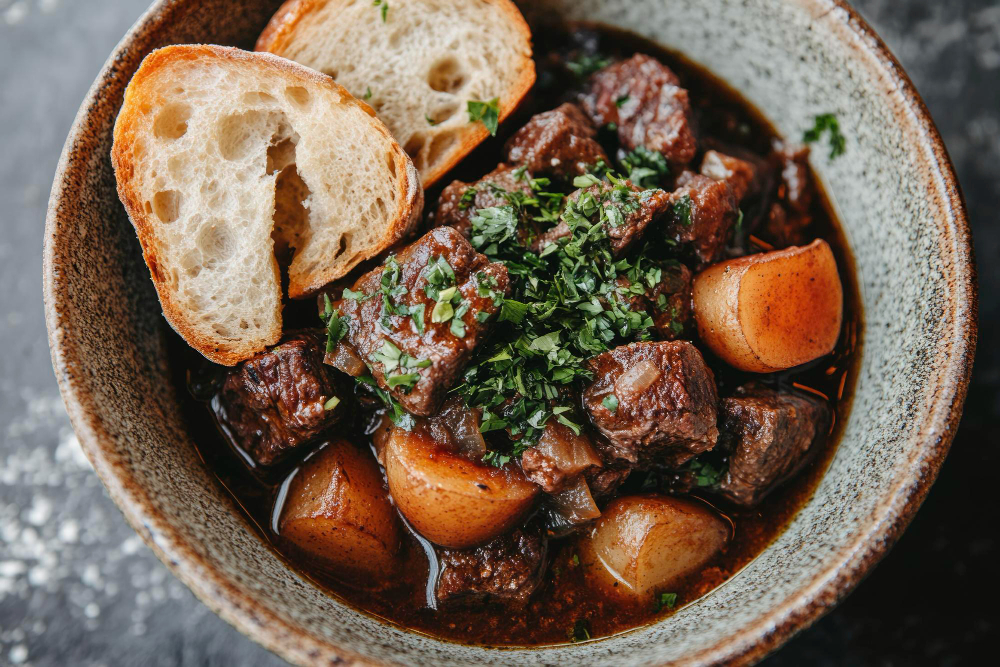 un boeuf bourguignon