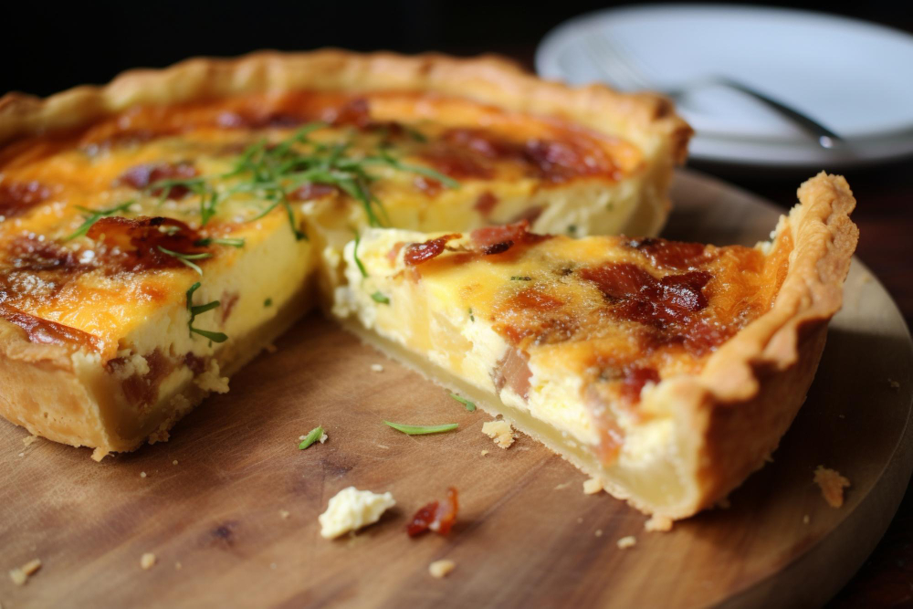 une quiche lorraine