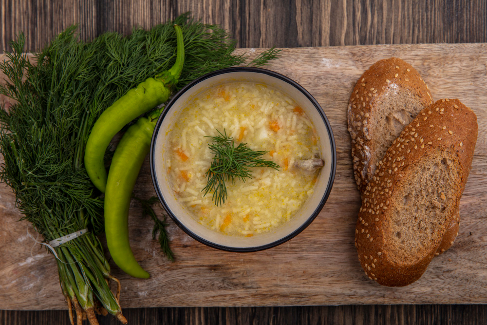 une soupe à l'oignon