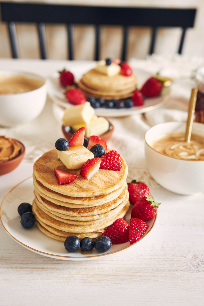 assiette de brunch sucrée